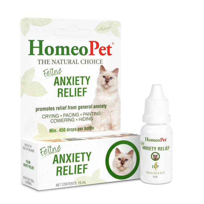 HomeoPet Feline Anxiety Relief 15mL For Cats by Price Is Right Miami