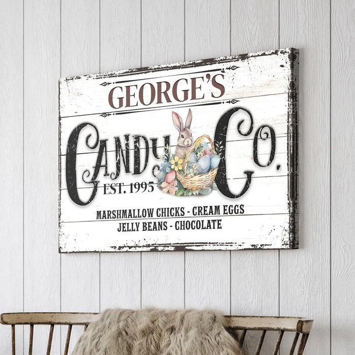Honey Bunny Candy Company Sign II by Tailored Canvases