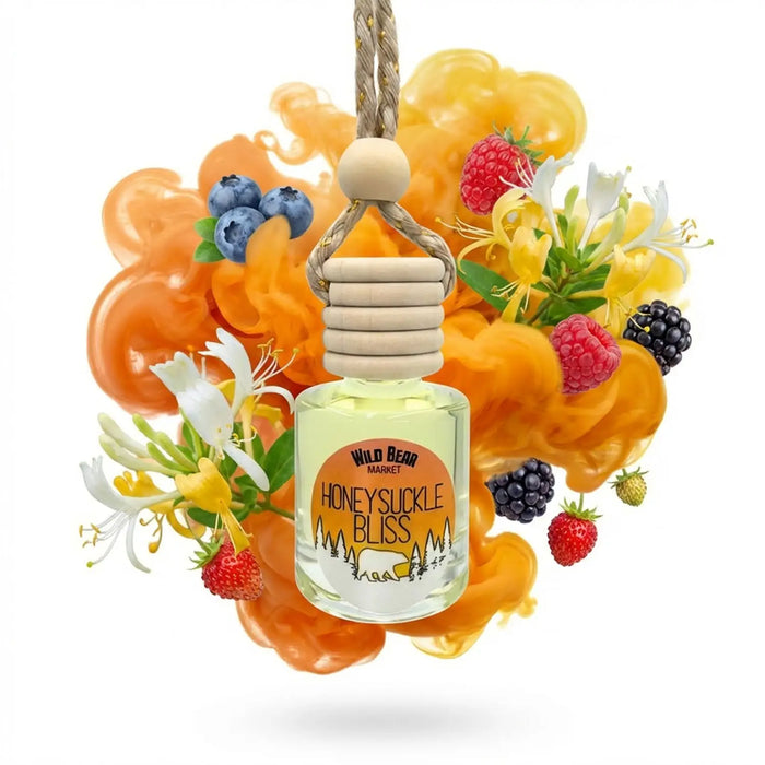 Honeysuckle Bliss Car Freshener by Wild Bear Market