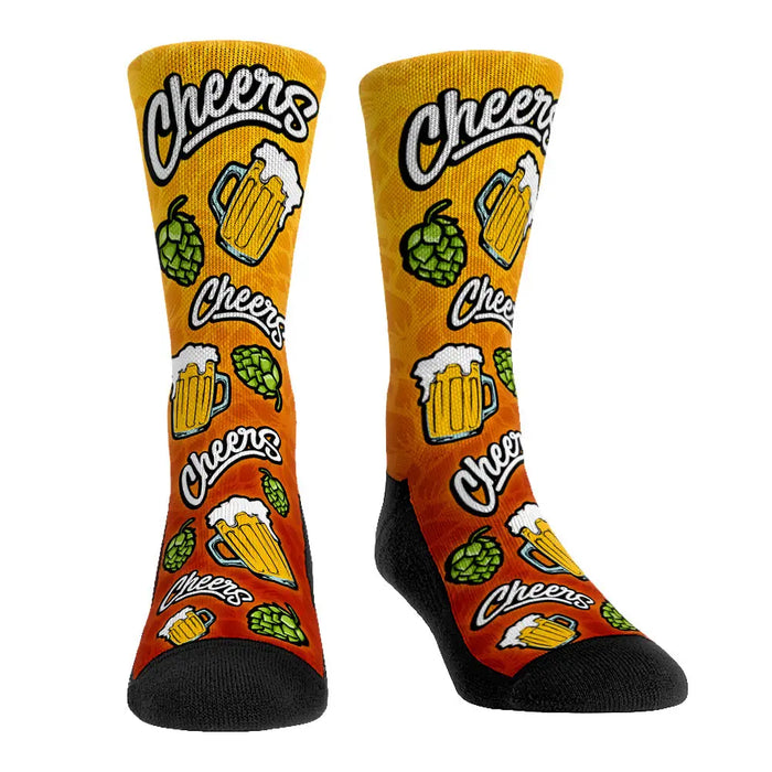 Hoppy Cheers for Beers by Rock 'Em Socks