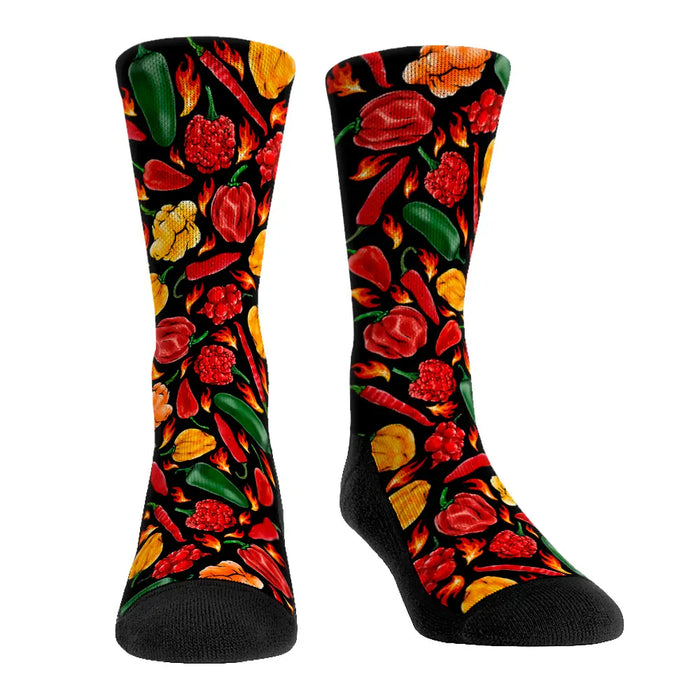 Hot Peppers - All-Over by Rock 'Em Socks