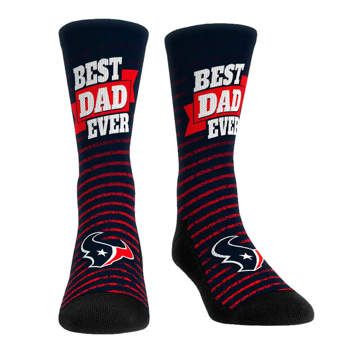 Houston Texans - Best Dad Ever by Rock 'Em Socks