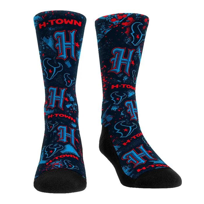 Houston Texans - H-Town All-Over by Rock 'Em Socks