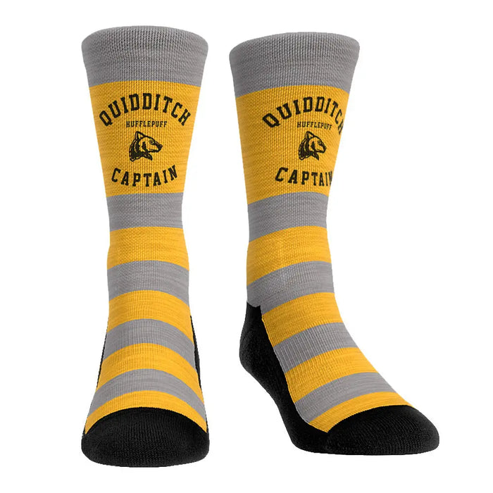 Hufflepuff - Quidditch Captain Stripes by Rock 'Em Socks