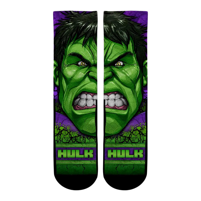 Hulk - Split Face by Rock 'Em Socks