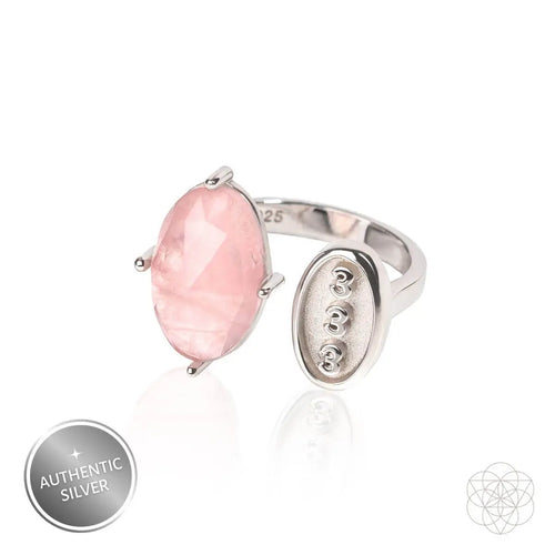I Am Resilient: 333 Angel Number Silver Ring of Celestial Support by Conscious Items