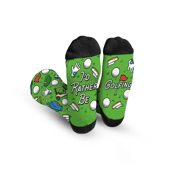 I'd Rather Be Golfing by Rock 'Em Socks