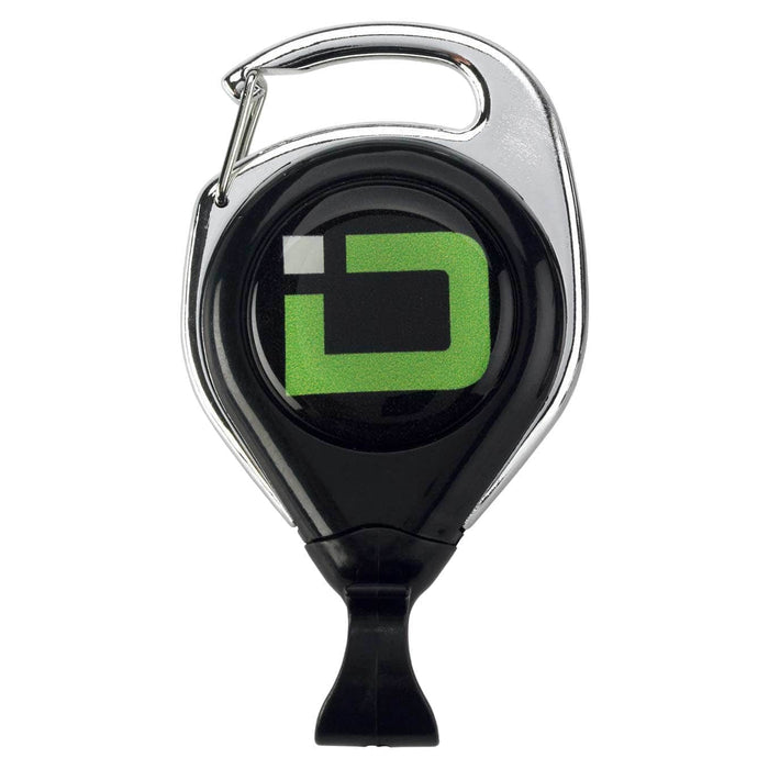 Secure Carabiner Retractable Badge Holder Reel by ID Stronghold