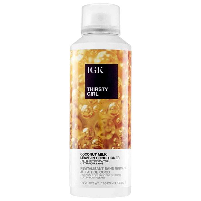 IGK Hair Thirsty Girl Coconut Milk Leave In Conditioner 5 OZ by Nava Beauty