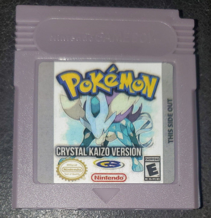 Pokemon Crystal Kaizo GBC ROM Hack Video Game Custom Gameboy Color by VintageVideoGameStore