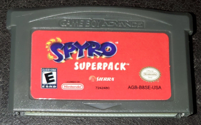 Spyro Superpack GBA Video Game Cartridge Nintendo Game Boy Advance by VintageVideoGameStore