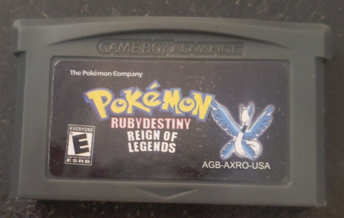 Pokemon Ruby Destiny Reign of Legends GBA ROM Hack Game Boy Advance by VintageVideoGameStore