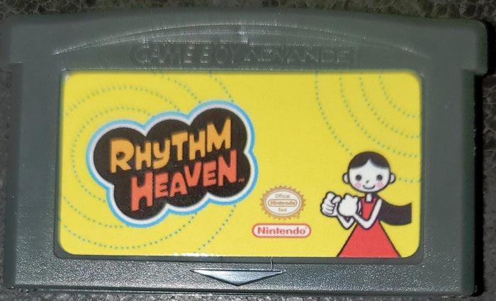 Rhythm Heaven GBA Video Game Cartridge Nintendo Game Boy Advance 2009 by VintageVideoGameStore