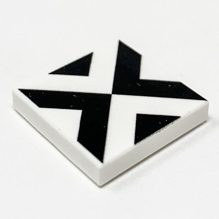 Black & White Kitchen / Diner Flooring - B3 Customs® Printed 2x2 Tile by B3 Customs