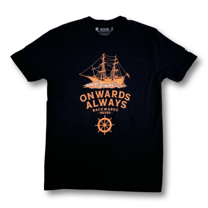 Onwards Always T - Black by Richmond Hood Company
