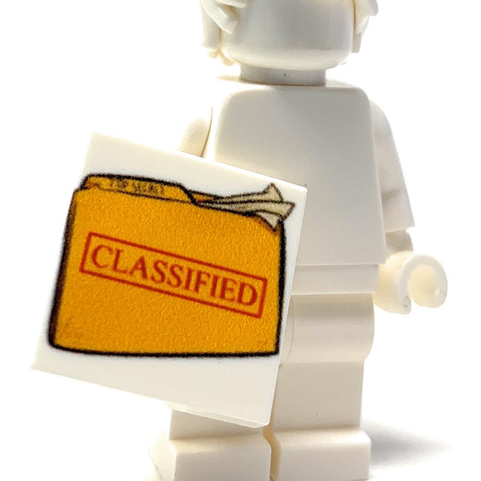 B3 Customs® Printed Classified Document (2x2 Tile) by B3 Customs