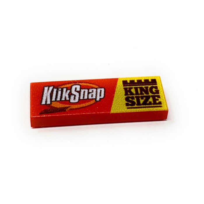 Klik Snap Candy (King Size) - B3 Customs® Printed 1x3 Tile by B3 Customs