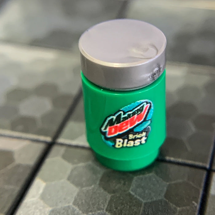 B3 Customs® Printed Making Dew (Brick Blast) Soda Can made using LEGO parts by B3 Customs