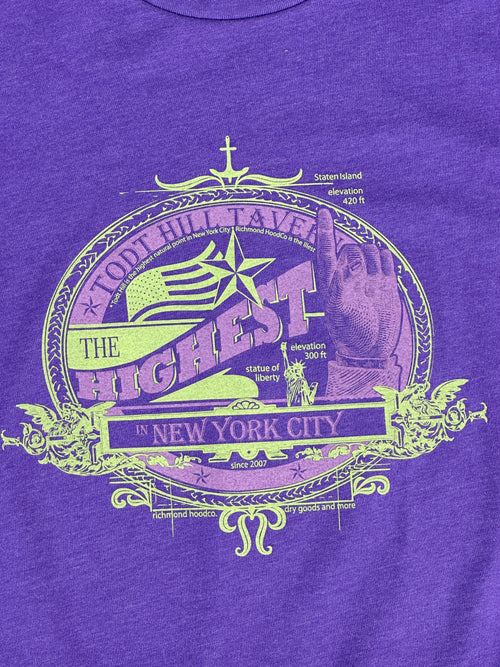 Highest In NYC T - Purple by Richmond Hood Company