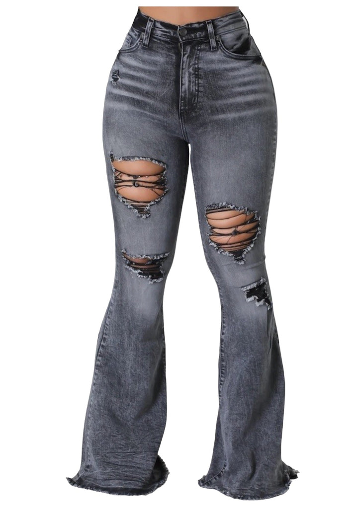 Heather Bell Bottom Jeans by The House of Stylez