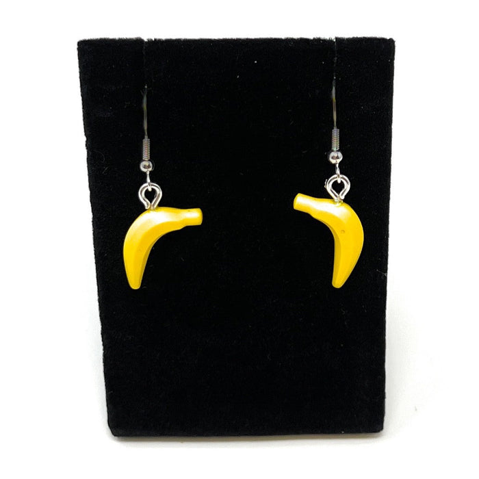B3 Customs® Banana Earrings made from LEGO Bricks by B3 Customs