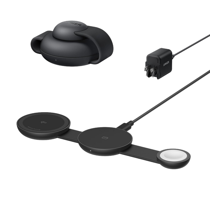 Anker MagGo Wireless Charging Station (3-in-1, Foldable Pad) by Anker