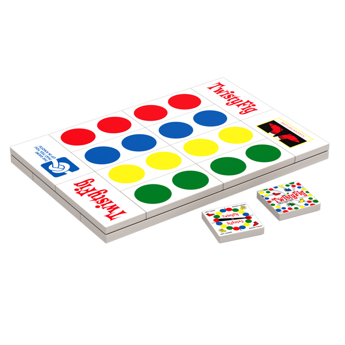 TwistyFig Minifig Board Game Building Set made using LEGO parts by B3 Customs