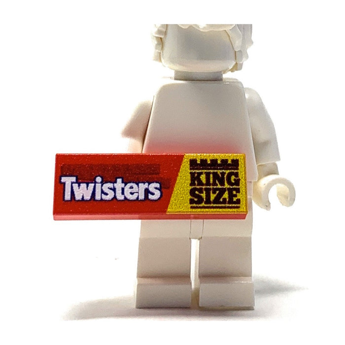 Twisters Candy (King Size) - Custom Printed 1x3 Tile made using LEGO part - B3 Customs by B3 Customs