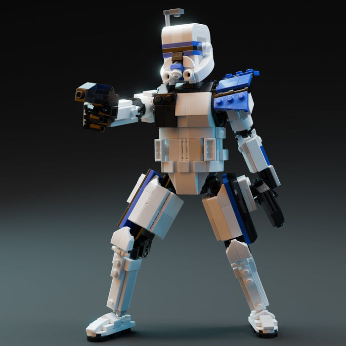 Cap Rex 9" Figure - Custom MOC made using LEGO bricks by B3 Customs