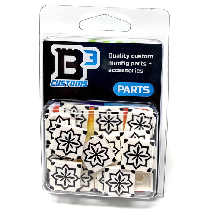 Custom Turkish Tile / Wallpaper Part #3 Pack (20 Tiles) made with LEGO parts - B3 Customs by B3 Customs