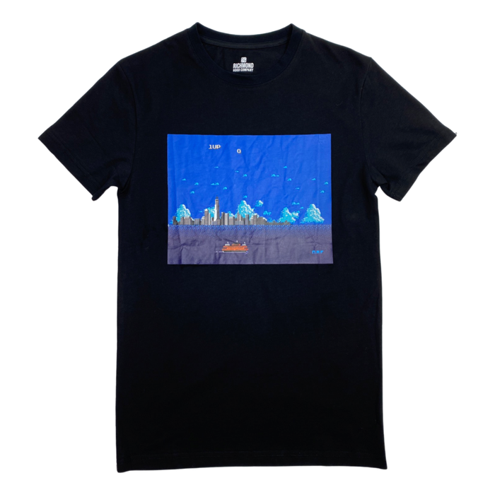 1 Up Pixel Ferry T Shirt by Richmond Hood Company