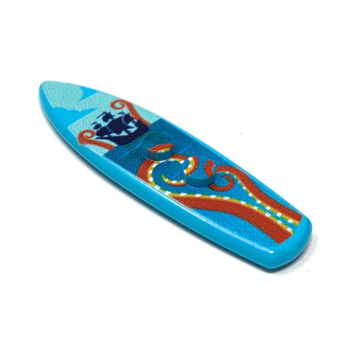 B3 Customs® Printed Kraken Surfboard made from LEGO® bricks by B3 Customs