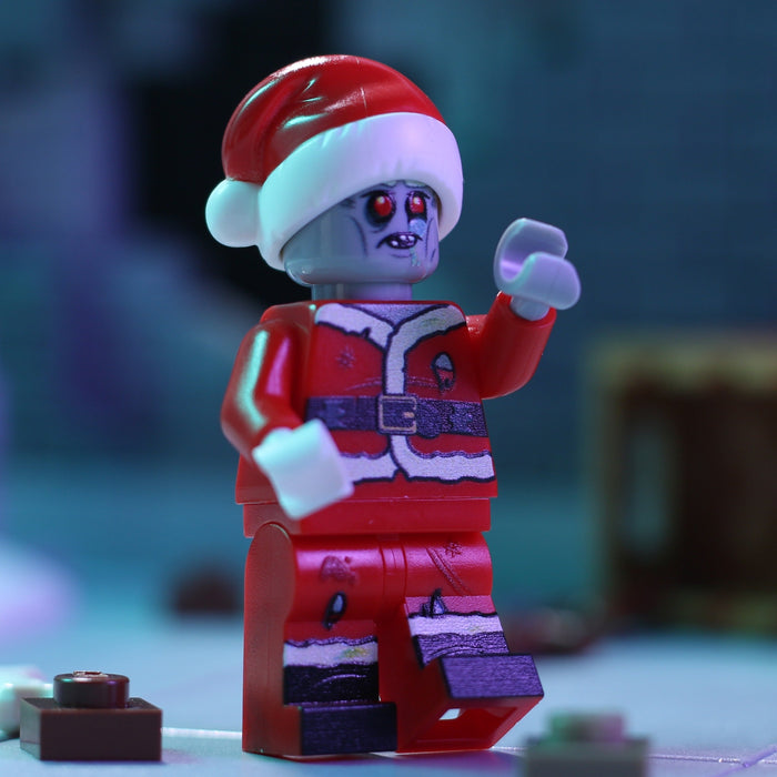 Zombie Santa Minifig made using LEGO parts - B3 Customs by B3 Customs