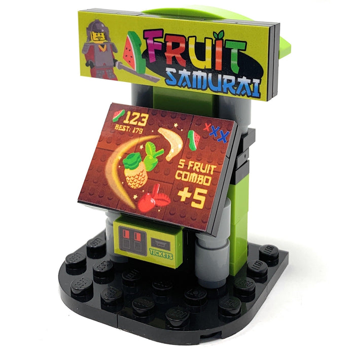 Fruit Samurai Arcade Building Set made using LEGO parts - B3 Customs by B3 Customs