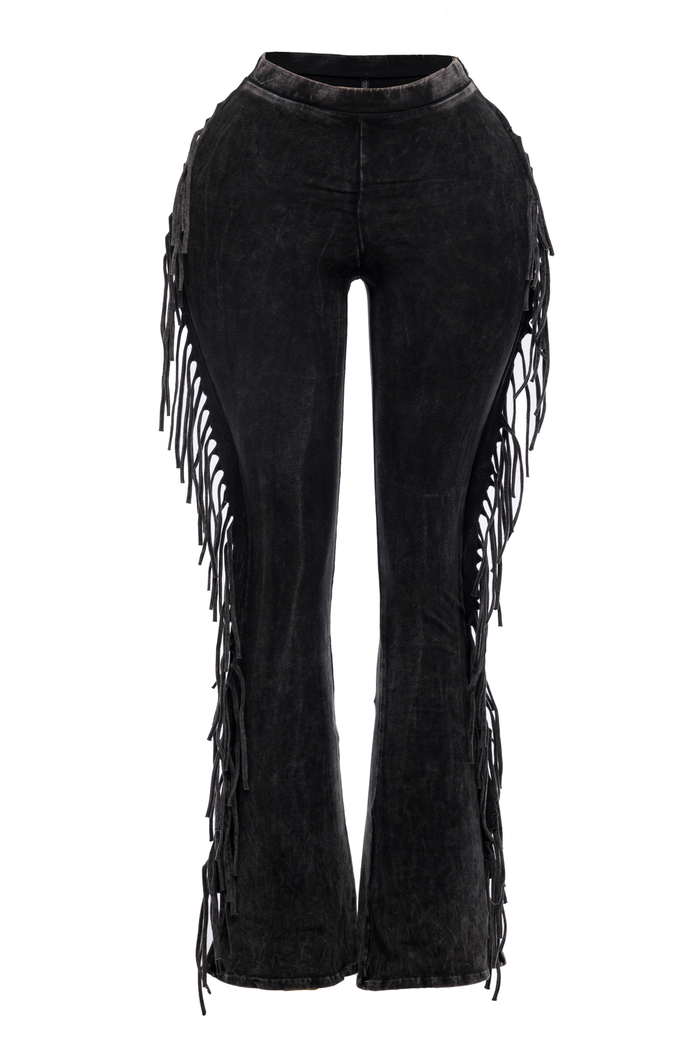 Fringe Detailed Pants by The House of Stylez