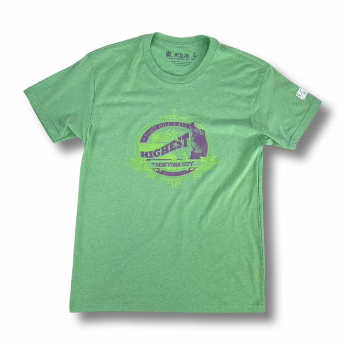 Highest In NYC T - Green by Richmond Hood Company