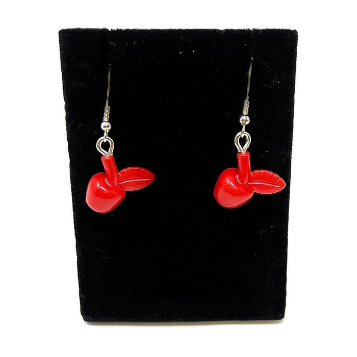 B3 Customs® Apple Earrings made from LEGO Bricks by B3 Customs