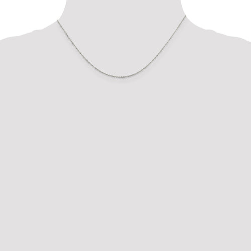 1.1 mm Sterling Silver Forzantine Cable Chain by Fine Color Jewels