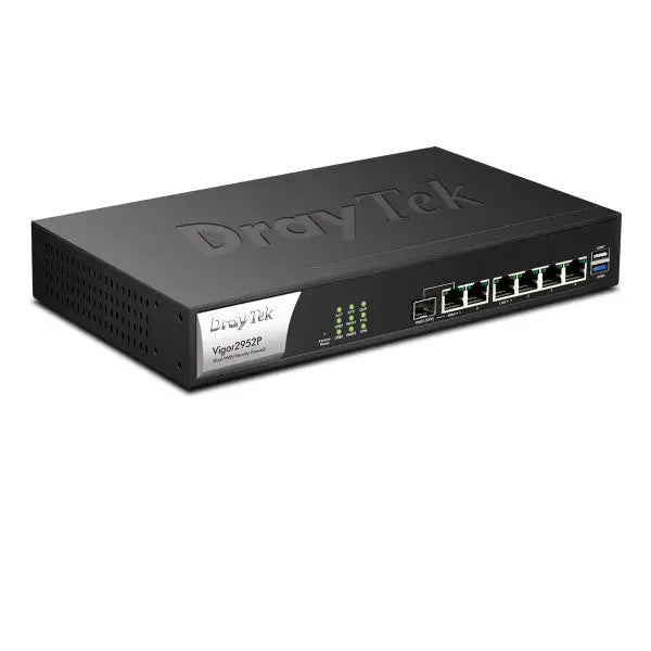 IN STOCK! DrayTek Vigor-2952P Dual-WAN High Performance Broadband VPN Firewall Router With PoE by Silarius
