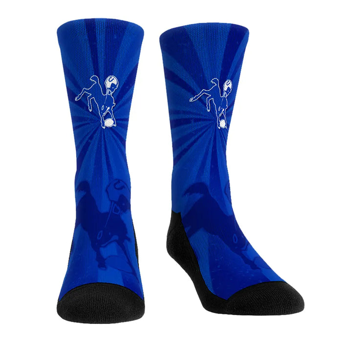 Indianapolis Colts - Throwback Swirl by Rock 'Em Socks