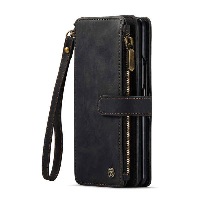 Indy Series Leather Wallet Case - Samsung Galaxy Z Fold6 by Zerodamage Sahara Case LLC