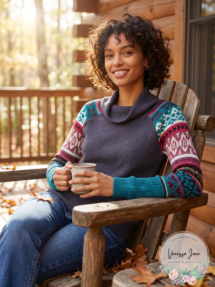 Free People Prism Fair Isle Sweater, Size XS by Vanessa Jane