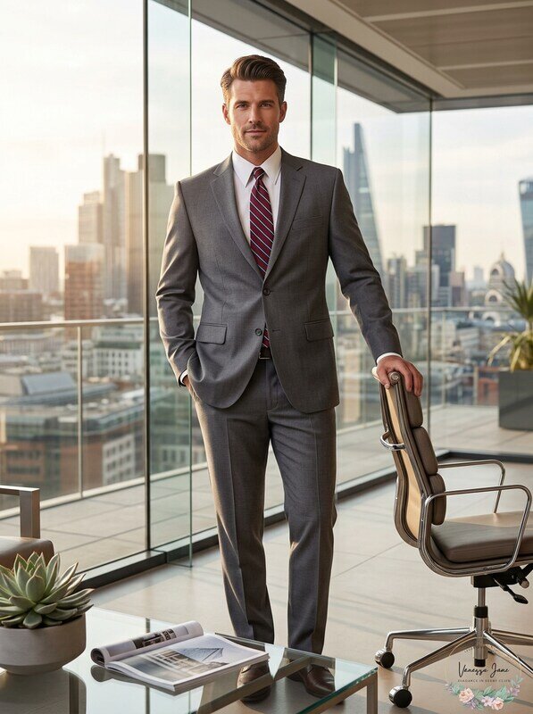 Jm Haggar Men’s Premium Stretch Suit Separate Jacket Classic Fit, Size 44Short by Vanessa Jane