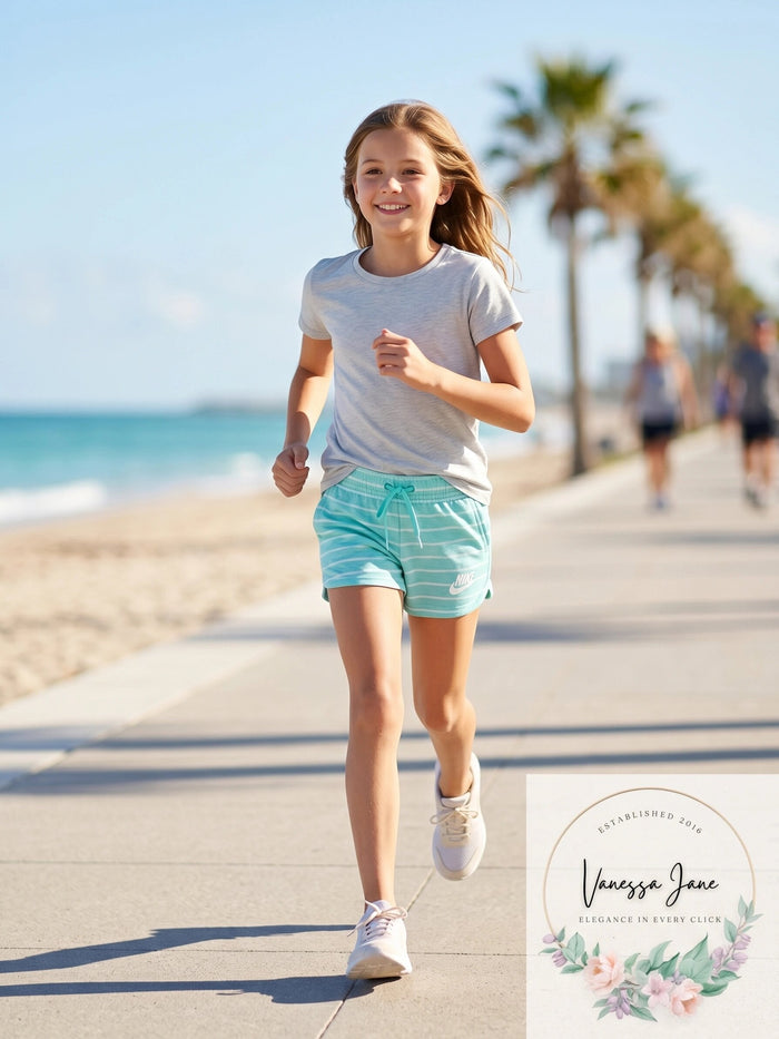 Nike Girls Running Short - Big Kid, Size Large by Vanessa Jane