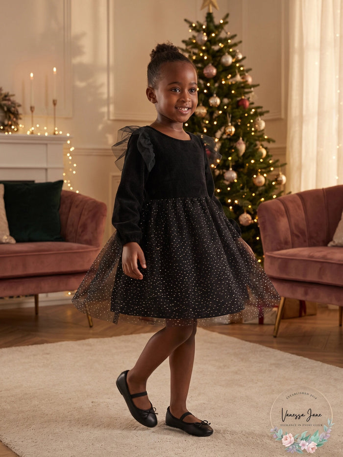 H&M Chenille and Tulle Dress, Size 7–8 by Vanessa Jane
