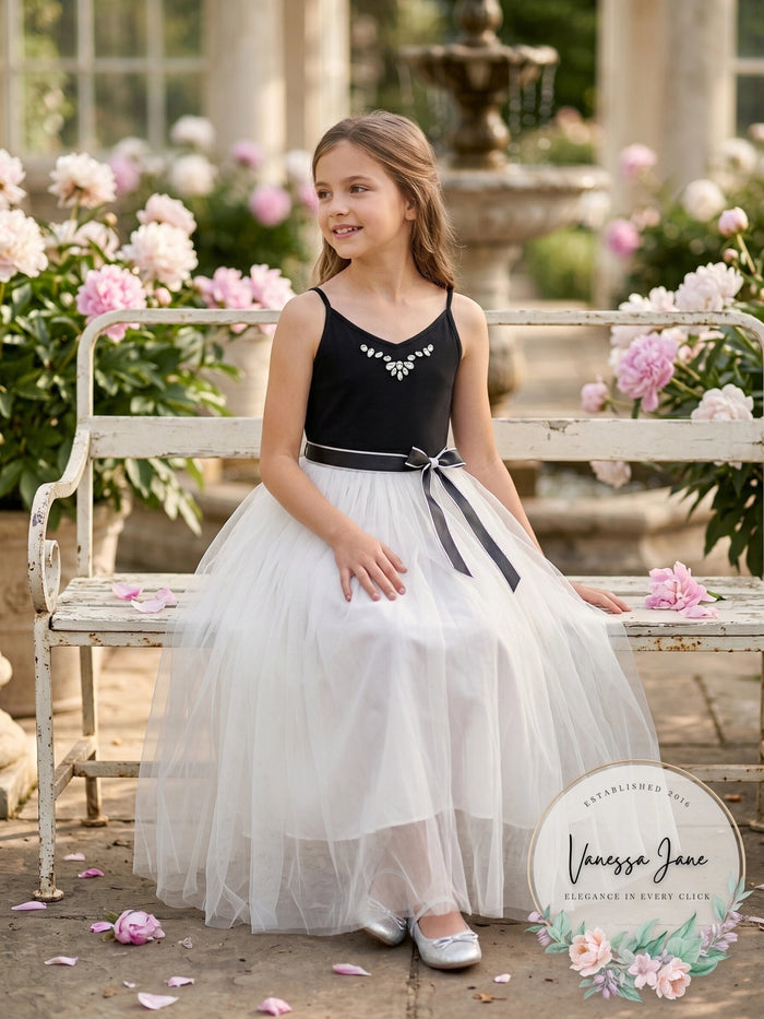 Pink & Violet Girls V-neck Ballerina Dress, Size 12 by Vanessa Jane