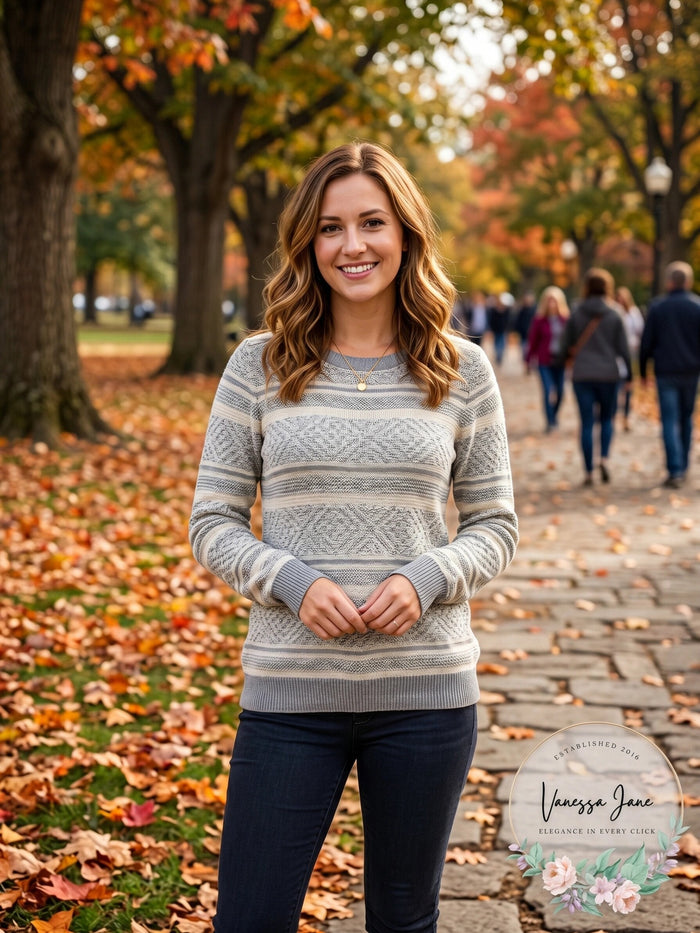 Mossimo Juniors Grey Sweater by Vanessa Jane