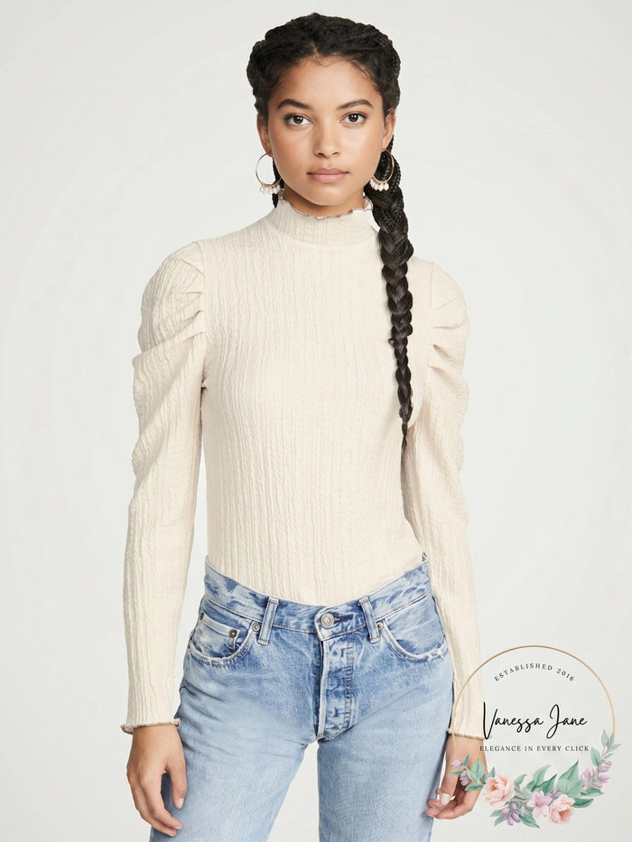 Free People Ela Turtleneck Top by Vanessa Jane