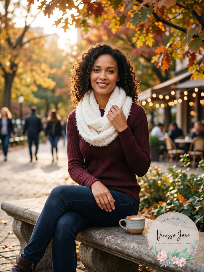 I.N.C. Textured Infinity Scarf by Vanessa Jane