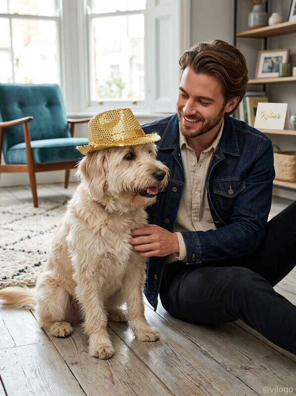 Rubie's Fedora Pet Costume Accessory, Medium/Large by Vanessa Jane